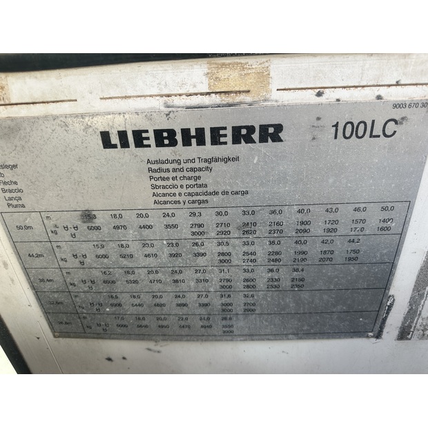2005 LIEHBERR 100LC-49256193