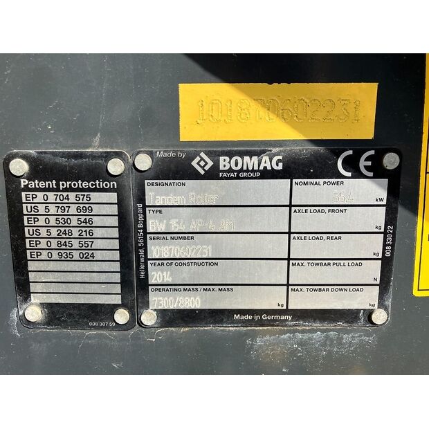 BOMAG BW 154 AP-49266420
