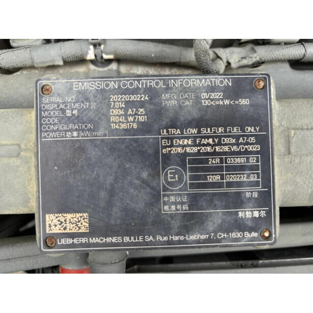 2022 ليبهير R930LC-49269761