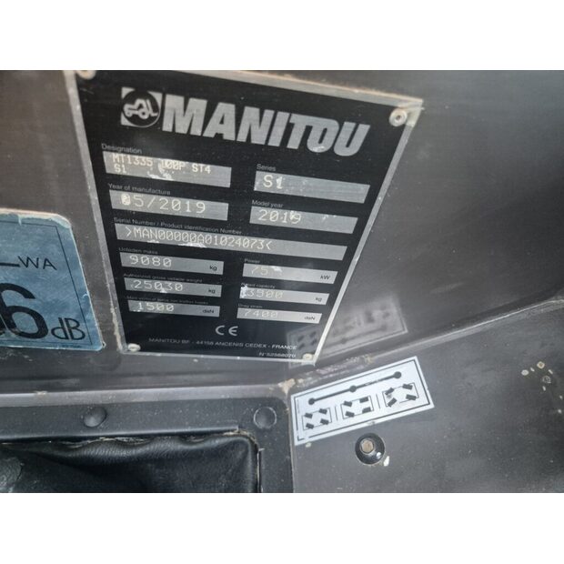2019 Manitou MT 1335-49271780