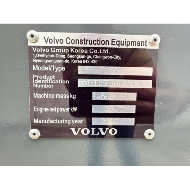 2012 Volvo EC55B-49274841