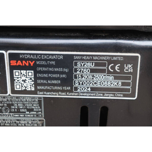 2024 Sany SY26U-49289943