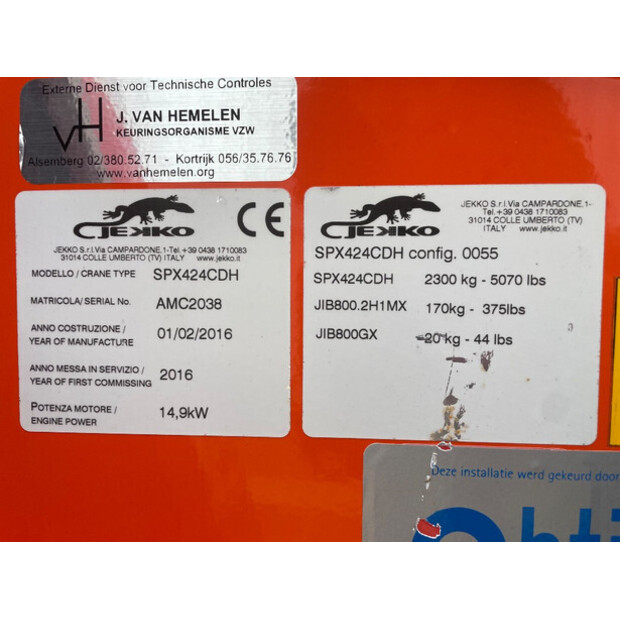 2016 Jekko SPX 424 CDH-49300470
