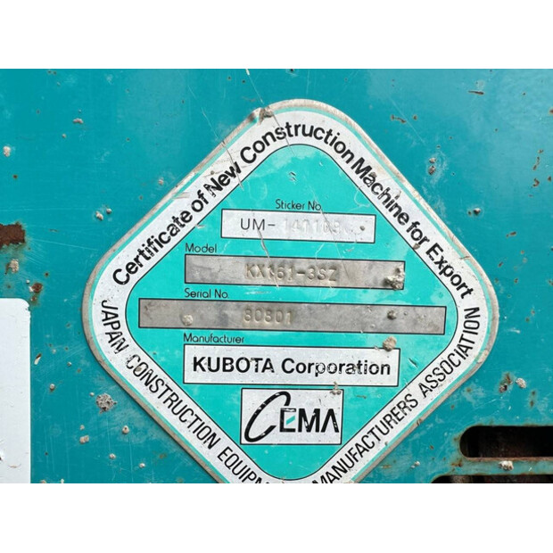 KUBOTA KX161-3SZ-49301998
