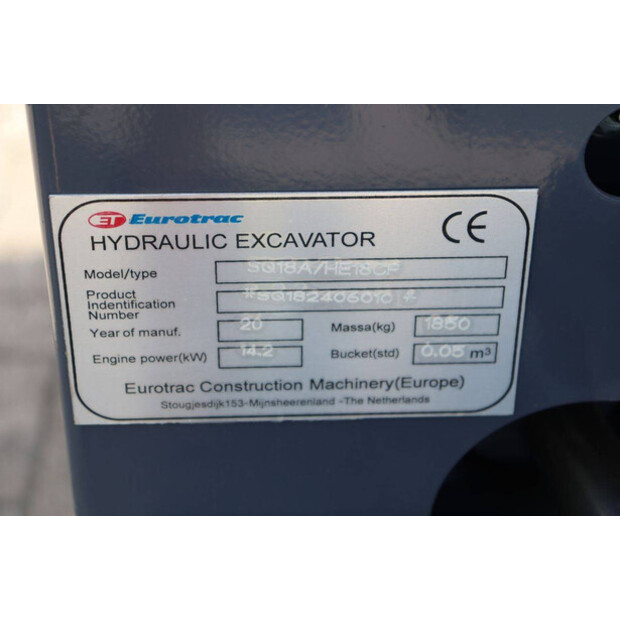2025 Eurotrac SQ18A/HE18CP-49303434
