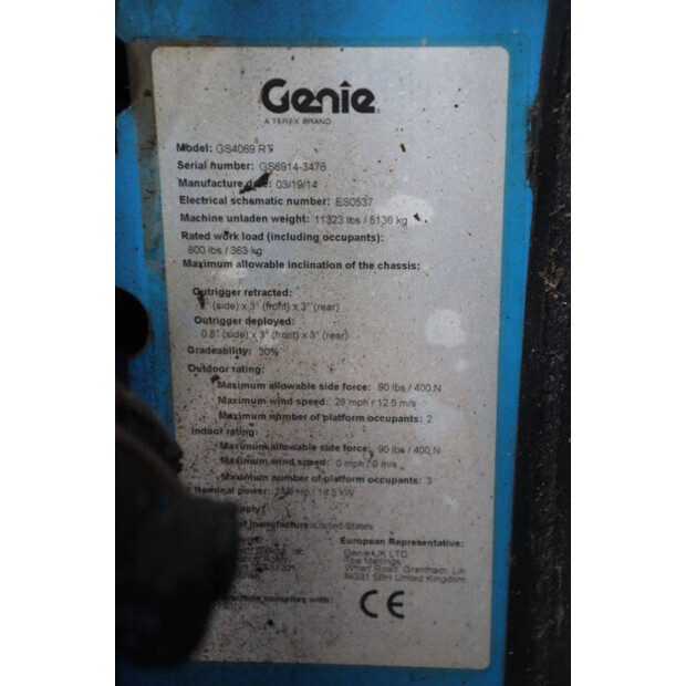 2014 Genie GS4069RT-49303460