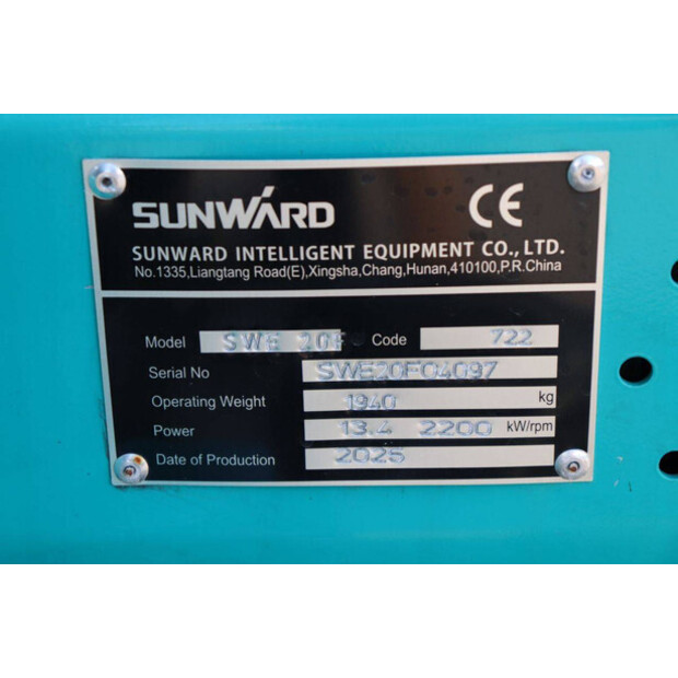 2025 Sunward SWE 20F-49303501