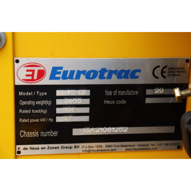 2020 Eurotrac W12-CIF-49303586