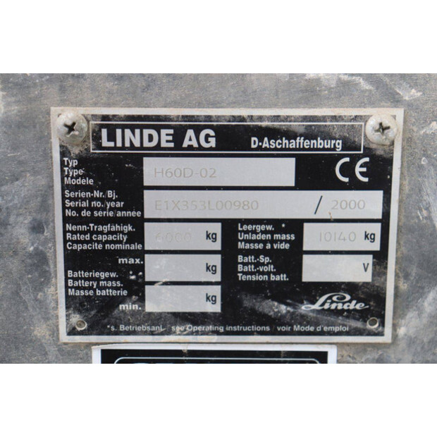 2000 Linde H60D-02-49304279