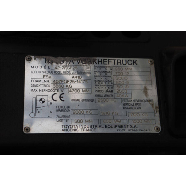 2003 تويوتا 42-7FGF25-49304392