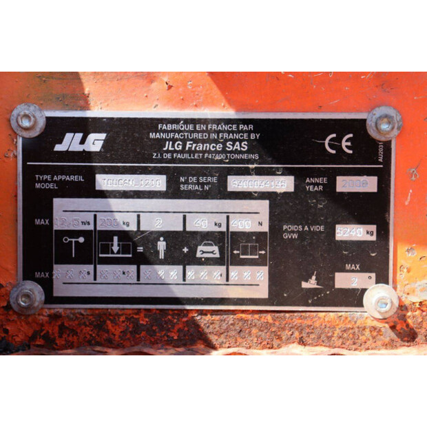 2008 JLG TOUCAN 1210-49304876