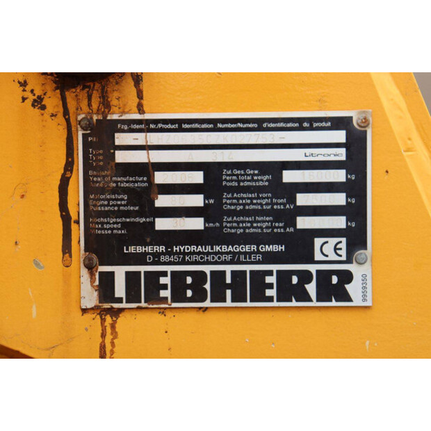 2006 Liebherr A314 LITRONIC-49305105