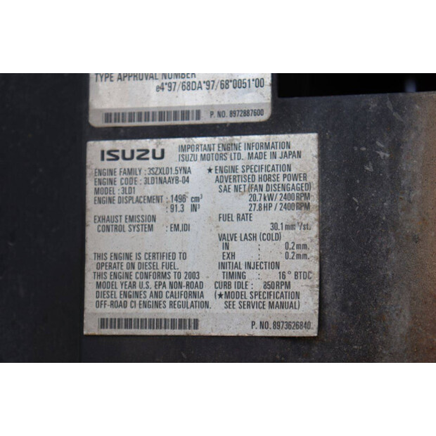 Isuzu NUL090-2-49308276