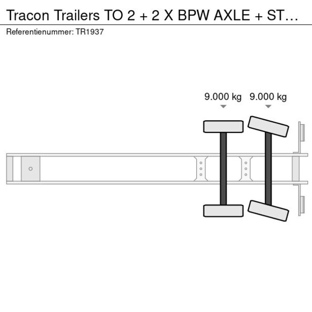 2008 Tracon Trailers TO 2-49321304