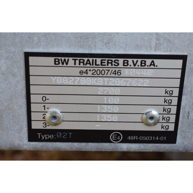 BW Trailer 2700kg-49340046
